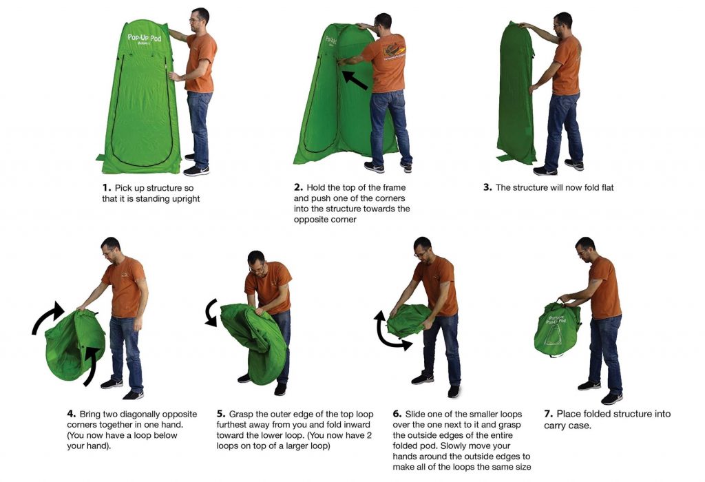 pop up tent put away